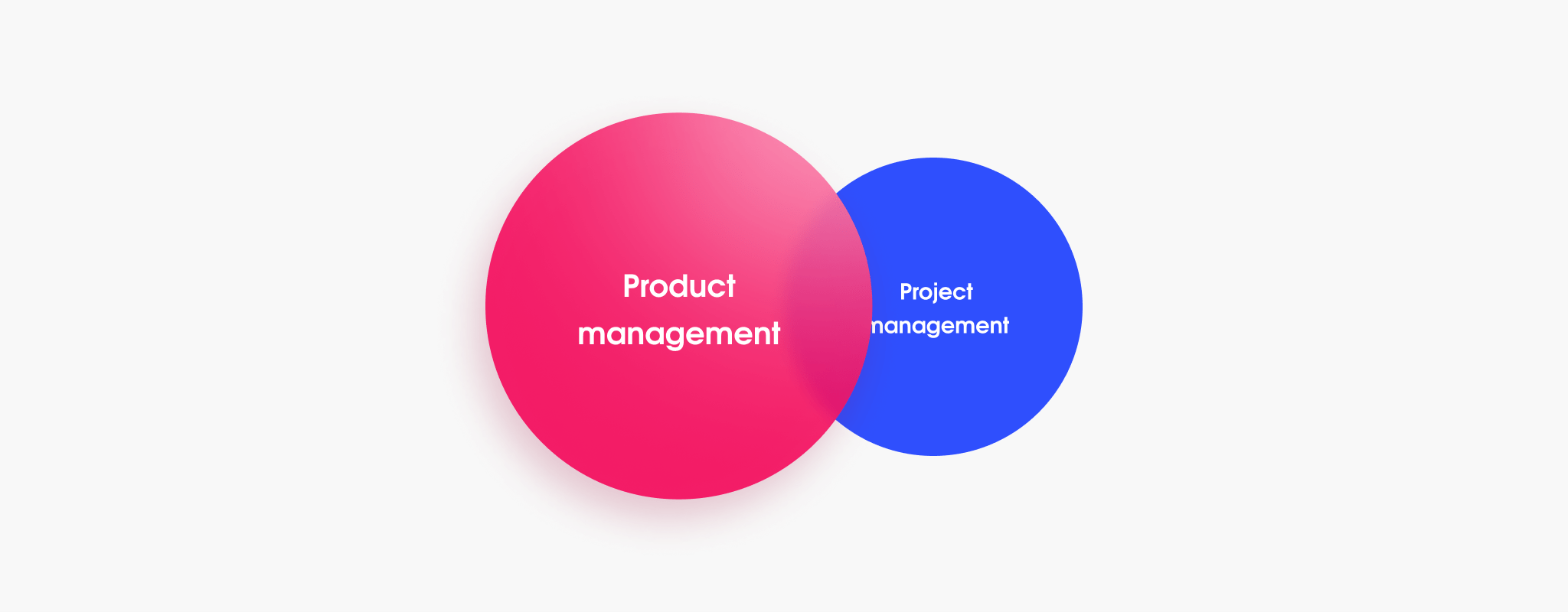 Product management, not project management