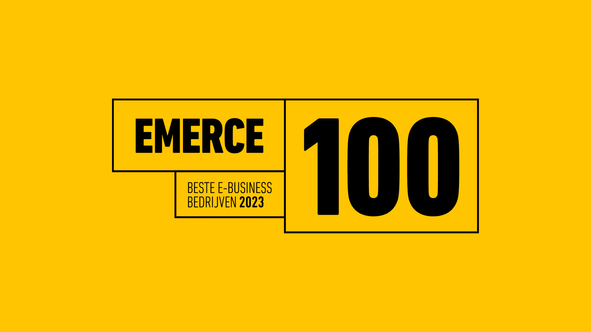 Emerce 100-lijst 2023 als beste IT outsourcing bedrijf in Nederland